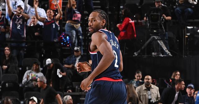 kaiyun-队史第三人！伦纳德单赛季5次40+&amp;amp;快船生涯10次40+